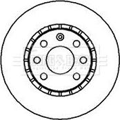 Borg & Beck BBD4960 - Тормозной диск autospares.lv