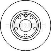 Borg & Beck BBD4963 - Тормозной диск autospares.lv