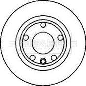 Borg & Beck BBD4962 - Тормозной диск autospares.lv