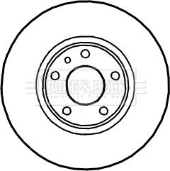 Borg & Beck BBD4907 - Тормозной диск autospares.lv