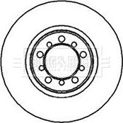 Borg & Beck BBD4919 - Тормозной диск autospares.lv