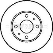 Borg & Beck BBD4915 - Тормозной диск autospares.lv