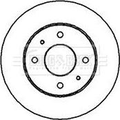 Borg & Beck BBD5063 - Тормозной диск autospares.lv