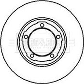 Borg & Beck BBD4936 - Тормозной диск autospares.lv