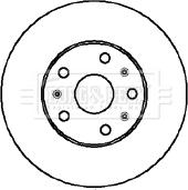 Borg & Beck BBD4930 - Тормозной диск autospares.lv