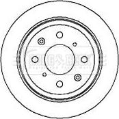 Borg & Beck BBD4933 - Тормозной диск autospares.lv