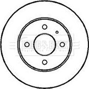 Borg & Beck BBD4926 - Тормозной диск autospares.lv