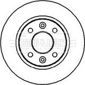 Borg & Beck BBD4928 - Тормозной диск autospares.lv