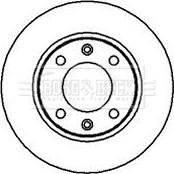 Borg & Beck BBD4979 - Тормозной диск autospares.lv