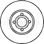 Borg & Beck BBD4973 - Тормозной диск autospares.lv