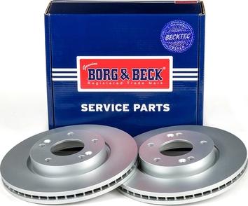 Borg & Beck BBD4495 - Тормозной диск autospares.lv