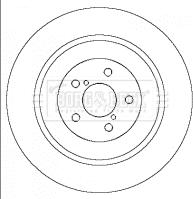 Borg & Beck BBD4440 - Тормозной диск autospares.lv