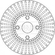 Borg & Beck BBD4457 - Тормозной диск autospares.lv