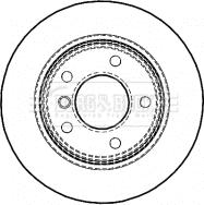 Borg & Beck BBD4465 - Тормозной диск autospares.lv