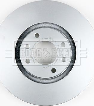 Borg & Beck BBD4468 - Тормозной диск autospares.lv