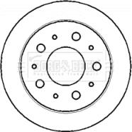 Borg & Beck BBD4405 - Тормозной диск autospares.lv