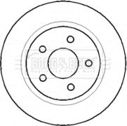 Borg & Beck BBD4403 - Тормозной диск autospares.lv