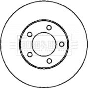 Borg & Beck BBD4418 - Тормозной диск autospares.lv