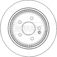 Borg & Beck BBD4489 - Тормозной диск autospares.lv