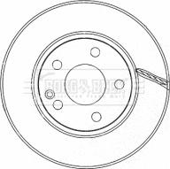 Borg & Beck BBD4485 - Тормозной диск autospares.lv