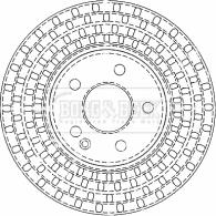 Borg & Beck BBD4488 - Тормозной диск autospares.lv