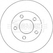 Borg & Beck BBD4430 - Тормозной диск autospares.lv