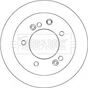 Borg & Beck BBD4431 - Тормозной диск autospares.lv