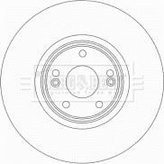 Borg & Beck BBD4438 - Тормозной диск autospares.lv