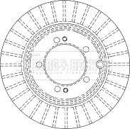 Borg & Beck BBD4479 - Тормозной диск autospares.lv