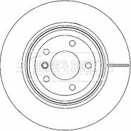 Borg & Beck BBD4473 - Тормозной диск autospares.lv