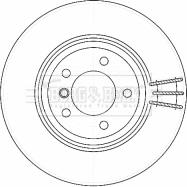 Borg & Beck BBD4472 - Тормозной диск autospares.lv