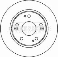 Borg & Beck BBD4598 - Тормозной диск autospares.lv