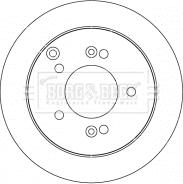 Borg & Beck BBD4540 - Тормозной диск autospares.lv