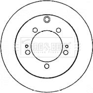 Borg & Beck BBD4556 - Тормозной диск autospares.lv