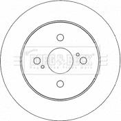 Borg & Beck BBD4561 - Тормозной диск autospares.lv