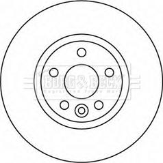 Borg & Beck BBD4567 - Тормозной диск autospares.lv