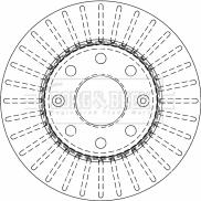 Borg & Beck BBD4510 - Тормозной диск autospares.lv