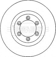 Borg & Beck BBD4583 - Тормозной диск autospares.lv