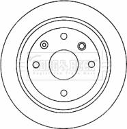 Borg & Beck BBD4582 - Тормозной диск autospares.lv