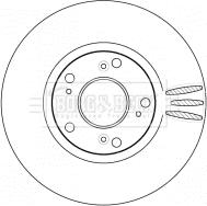 Borg & Beck BBD4538 - Тормозной диск autospares.lv