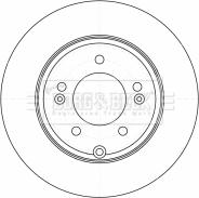 Borg & Beck BBD4525 - Тормозной диск autospares.lv