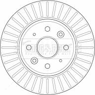 Borg & Beck BBD4526 - Тормозной диск autospares.lv