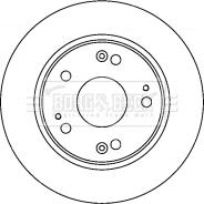 Borg & Beck BBD4520 - Тормозной диск autospares.lv