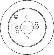 Breco BS 7754 - Тормозной диск autospares.lv