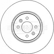 Borg & Beck BBD4572 - Тормозной диск autospares.lv