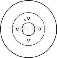 Borg & Beck BBD4649 - Тормозной диск autospares.lv