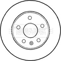 Borg & Beck BBD4641 - Тормозной диск autospares.lv