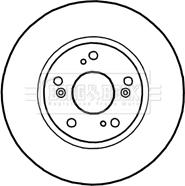 Borg & Beck BBD4660 - Тормозной диск autospares.lv