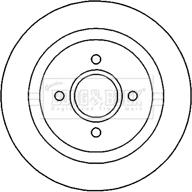 BENDIX 562535BC - Тормозной диск autospares.lv