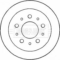 Borg & Beck BBD4609 - Тормозной диск autospares.lv